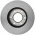 18A2552 by ACDELCO - Disc Brake Rotor - 6 Lug Holes, Cast Iron, Plain, Turned Ground, Vented, Front