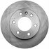 18A2552 by ACDELCO - Disc Brake Rotor - 6 Lug Holes, Cast Iron, Plain, Turned Ground, Vented, Front