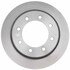 18A2582A by ACDELCO - Disc Brake Rotor - 8 Lug Holes, Cast Iron, Non-Coated, Plain, Vented, Rear