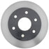 18A258 by ACDELCO - Disc Brake Rotor - 6 Lug Holes, Cast Iron, Painted, Plain Vented, Front