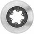 18A2637 by ACDELCO - Disc Brake Rotor - 6 Lug Holes, Cast Iron, Plain, Turned Ground, Vented, Front