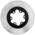 18A2637 by ACDELCO - Disc Brake Rotor - 6 Lug Holes, Cast Iron, Plain, Turned Ground, Vented, Front