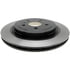 18A2657 by ACDELCO - Disc Brake Rotor - 5 Lug Holes, Cast Iron, Plain Turned, Vented, Rear