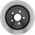 18A2657 by ACDELCO - Disc Brake Rotor - 5 Lug Holes, Cast Iron, Plain Turned, Vented, Rear