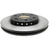 18A2661 by ACDELCO - Disc Brake Rotor - 6 Lug Holes, Cast Iron, Plain, Turned Ground, Vented, Front