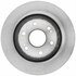 18A2661 by ACDELCO - Disc Brake Rotor - 6 Lug Holes, Cast Iron, Plain, Turned Ground, Vented, Front