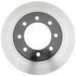 18A2680 by ACDELCO - Disc Brake Rotor - 8 Lug Holes, Cast Iron, Plain, Turned Ground, Vented, Front
