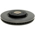 ACDelco 18A2687A Disc Brake Rotor Disc Brake Rotor - 5 Lug Holes, Cast Iron, Non-Coated, Plain Solid, Front