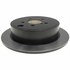 18A2683AC by ACDELCO - Disc Brake Rotor - 5 Lug Holes, Cast Iron, Coated, Plain Solid, Rear