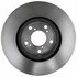 18A2687 by ACDELCO - Disc Brake Rotor - 5 Lug Holes, Cast Iron, Plain Solid, Turned, Front