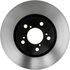 18A2687 by ACDELCO - Disc Brake Rotor - 5 Lug Holes, Cast Iron, Plain Solid, Turned, Front