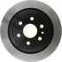 18A2725 by ACDELCO - Disc Brake Rotor - 6 Lug Holes, Cast Iron, Plain, Turned Ground, Vented, Rear