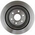 18A2725 by ACDELCO - Disc Brake Rotor - 6 Lug Holes, Cast Iron, Plain, Turned Ground, Vented, Rear