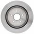 18A2727AC by ACDELCO - Disc Brake Rotor - 5 Lug Holes, Cast Iron, Coated, Plain Solid, Rear