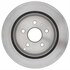 18A2727 by ACDELCO - Disc Brake Rotor - 5 Lug Holes, Cast Iron, Painted, Plain Solid, Rear