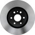 18A2726 by ACDELCO - Disc Brake Rotor - 6 Lug Holes, Cast Iron, Plain, Solid, Turned Ground, Front