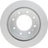 18A2805 by ACDELCO - Disc Brake Rotor - 8 Lug Holes, Cast Iron, Plain, Solid, Turned Ground, Rear