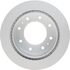 18A2805AC by ACDELCO - Disc Brake Rotor - 8 Lug Holes, Cast Iron, Coated, Plain Solid, Rear