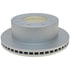 18A2805 by ACDELCO - Disc Brake Rotor - 8 Lug Holes, Cast Iron, Plain, Solid, Turned Ground, Rear