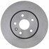 18A2822A by ACDELCO - Disc Brake Rotor - 6 Lug Holes, Cast Iron, Non-Coated, Plain, Vented, Front