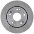 18A2824A by ACDELCO - Disc Brake Rotor - 5 Lug Holes, Cast Iron, Plain, Solid, Turned Ground, Rear