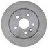 18A2821A by ACDELCO - Disc Brake Rotor - 5 Lug Holes, Cast Iron, Non-Coated, Plain Solid, Rear