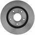 18A2835AC by ACDELCO - Disc Brake Rotor - 5 Lug Holes, Cast Iron, Coated, Plain Vented, Front