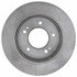 18A2853A by ACDELCO - Disc Brake Rotor - 5 Lug Holes, Cast Iron, Plain, Solid, Turned Ground, Rear