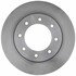 18A2933A by ACDELCO - Disc Brake Rotor - 8 Lug Holes, Cast Iron, Non-Coated, Plain, Vented, Front