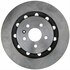 18A2946 by ACDELCO - Disc Brake Rotor - 5 Lug Holes, Cast Iron, Plain Turned, Vented, Front