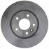 18A2955A by ACDELCO - Disc Brake Rotor - 6 Lug Holes, Cast Iron, Non-Coated, Plain, Vented, Front