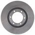 18A304A by ACDELCO - Disc Brake Rotor - 6 Lug Holes, Cast Iron, Non-Coated, Plain Solid, Front