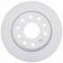 18A2966 by ACDELCO - Disc Brake Rotor - 5 Lug Holes, Cast Iron, Plain, Solid, Turned Ground, Rear