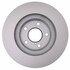 18A346AC by ACDELCO - Disc Brake Rotor - 5 Lug Holes, Cast Iron, Coated, Plain Vented, Front
