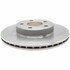 18A407A by ACDELCO - Disc Brake Rotor - 5 Lug Holes, Cast Iron, Non-Coated, Plain, Vented, Front