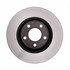 18A409 by ACDELCO - Disc Brake Rotor - 5 Lug Holes, Cast Iron, Plain, Turned Ground, Vented, Front