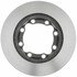 18A489A by ACDELCO - Disc Brake Rotor - 8 Lug Holes, Cast Iron, Non-Coated, Plain, Vented, Front