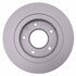 18A553AC by ACDELCO - Disc Brake Rotor - 5 Lug Holes, Cast Iron, Coated, Plain Solid, Rear