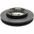 18A558 by ACDELCO - Disc Brake Rotor - 8 Lug Holes, Cast Iron, Plain, Turned Ground, Vented, Front