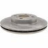 18A580A by ACDELCO - Disc Brake Rotor - 4 Lug Holes, Cast Iron, Non-Coated, Plain, Vented, Front