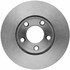 18A649A by ACDELCO - Disc Brake Rotor - 5 Lug Holes, Cast Iron, Non-Coated, Plain, Vented, Front