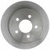 18A657A by ACDELCO - Disc Brake Rotor - 5 Lug Holes, Cast Iron, Non-Coated, Plain Solid, Rear