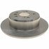 18A693A by ACDELCO - Disc Brake Rotor - 5 Lug Holes, Cast Iron, Non-Coated, Plain Solid, Rear