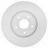 18A81014 by ACDELCO - Disc Brake Rotor - 5 Lug Holes, Cast Iron, Plain, Turned Ground, Vented, Front