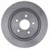 18A81012A by ACDELCO - Disc Brake Rotor - 5 Lug Holes, Cast Iron, Non-Coated, Plain Solid, Rear