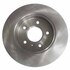 18A81033A by ACDELCO - Disc Brake Rotor - 6 Lug Holes, Cast Iron, Non-Coated, Plain Solid, Rear