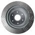 18A81032SD by ACDELCO - Disc Brake Rotor - 6 Lug Holes, Cast Iron Slotted, Turned, Vented, Rear