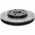 18A812A by ACDELCO - Disc Brake Rotor - 5 Lug Holes, Cast Iron, Non-Coated, Plain, Vented, Front