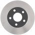 18A816 by ACDELCO - Disc Brake Rotor - 5 Lug Holes, Cast Iron, Plain, Turned Ground, Vented, Front