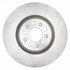 18A81768A by ACDELCO - Disc Brake Rotor - 10 Lug Holes, Cast Iron, Non-Coated, Plain, Vented, Front